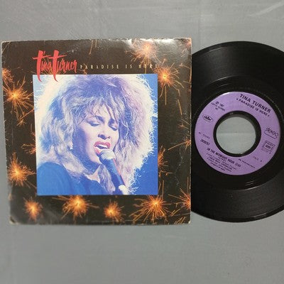Tina Turner Paradise Is Here Vinyl 7" Single French Pressing Rock Soul