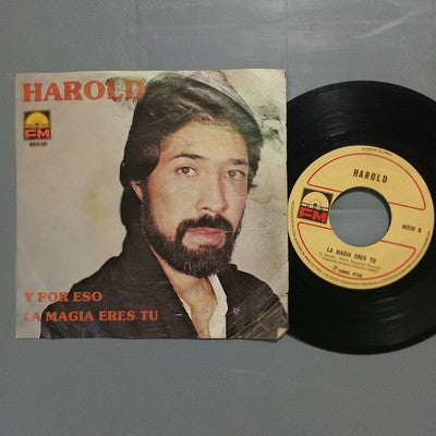 Harold Orozco Y Por Eso La Magia Eres Tu Vinyl 7" Single Colombian Pop Rare