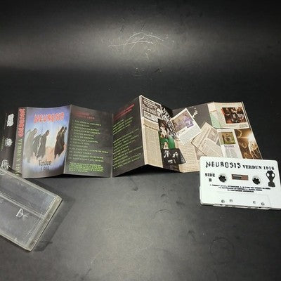 Neurosis Inc Verdun 1916 Tape Cassette Album Colombia Pressing Rare Thrash Metal