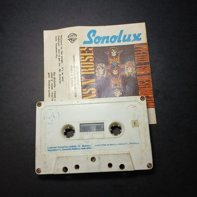 Guns N Roses Appetite For Destruction Tape Cassette Colombia Pressing Rare Rock