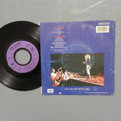 Tina Turner Paradise Is Here Vinyl 7" Single French Pressing Rock Soul