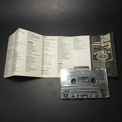 Mussolini Headkick Blood On The Flag Tape Cassette USA Pressing Industrial Noise