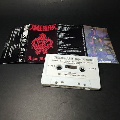 Tinieblas Hijos Malditos Tape Cassette Album Venezuela Pressing Heavy Metal