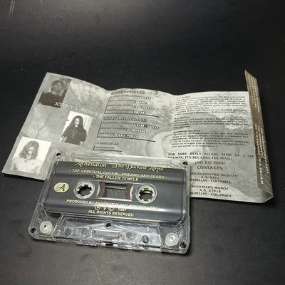 Akhenaton The Darkest Abyss Tape Cassette Album Colombia Pressing Black Metal