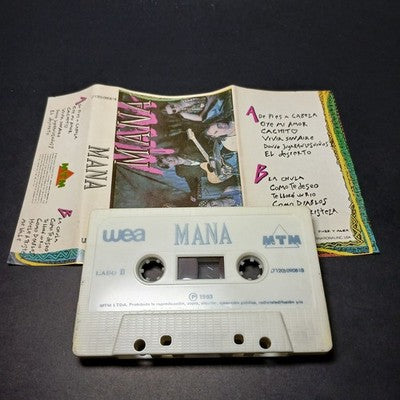 Mana Donde Jugaran Los Ninos Tape Cassette Album Colombia Pressing Latin Rock