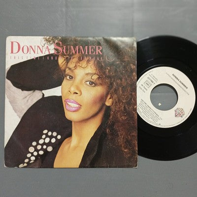 Donna Summer This Time I Know Its For Real Vinyl 7" Single French Disco