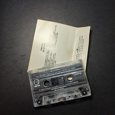 Nirvana In Utero Tape Cassette Album Colombia Pressing Rare Grunge Rock