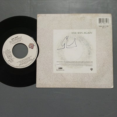 Bee Gees You Win Again Vinyl 7" Single French Pressing Pop Rock