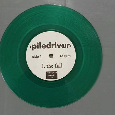 Piledriver The Fall Vinyl 7" EP Green Color Vinyl Rare German Heavy Metal