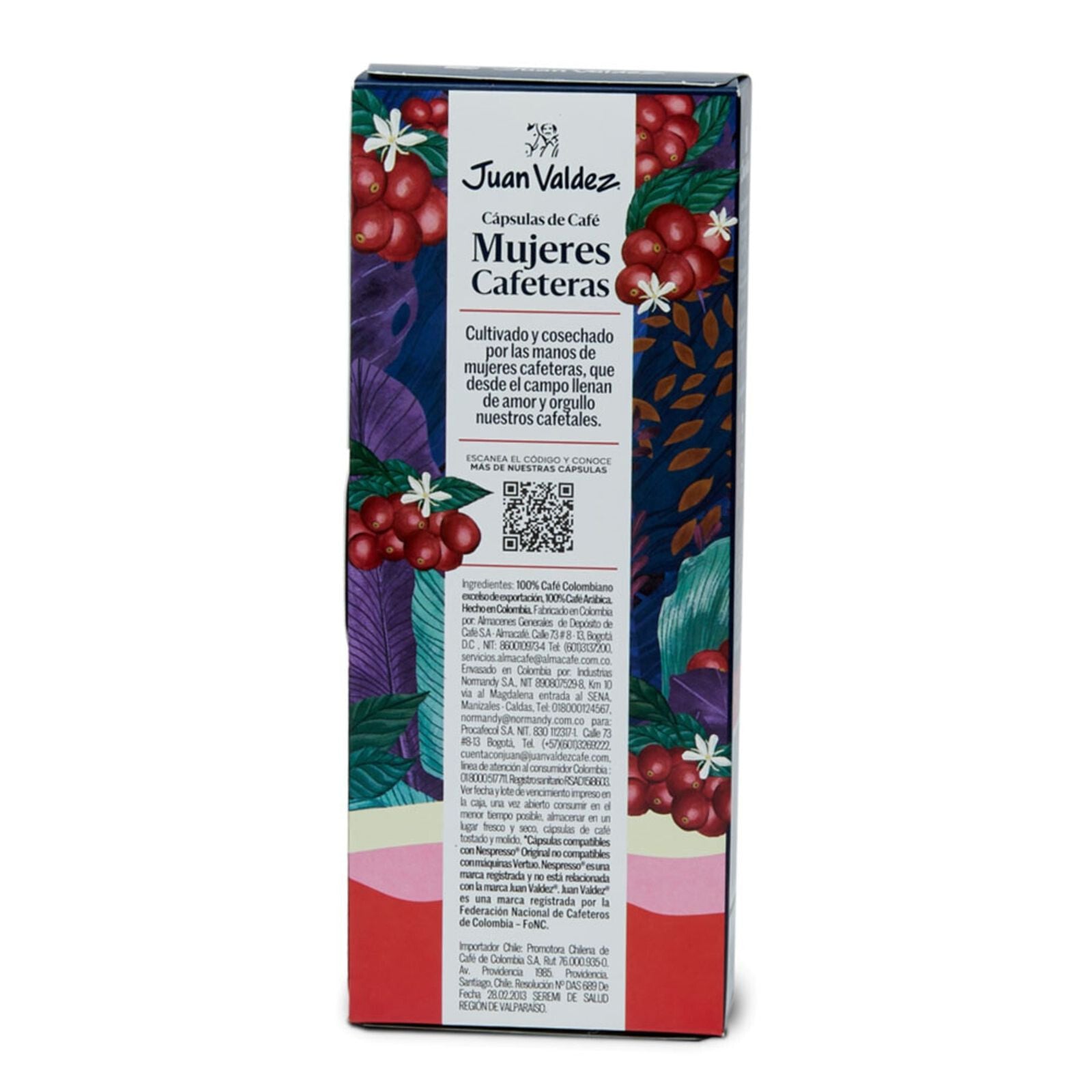 Juan Valdez Women Coffee K-CUP Pods 8u Box Mujeres Cafeteras Premium Capsule