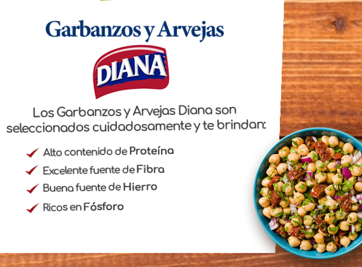 Diana Selected Chickpeas Garbanzos Seleccionados High Quality Grains 1000g