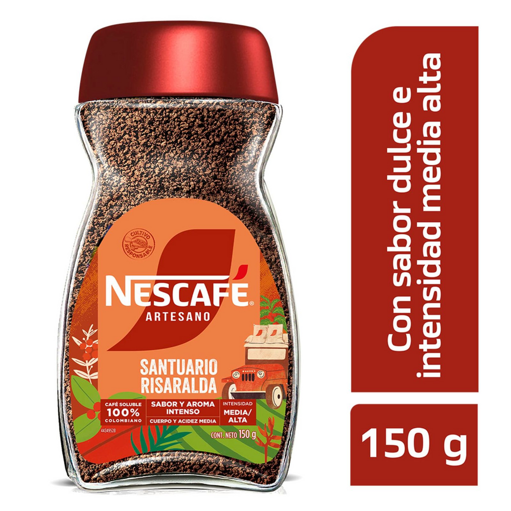 Café molido Nescafé Artesano del Santuario, patrimonio regional premium - 150g