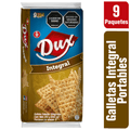 Dux Integral Cookies Galletas Integrales Whole Wheat Crackers 9-Units 250g