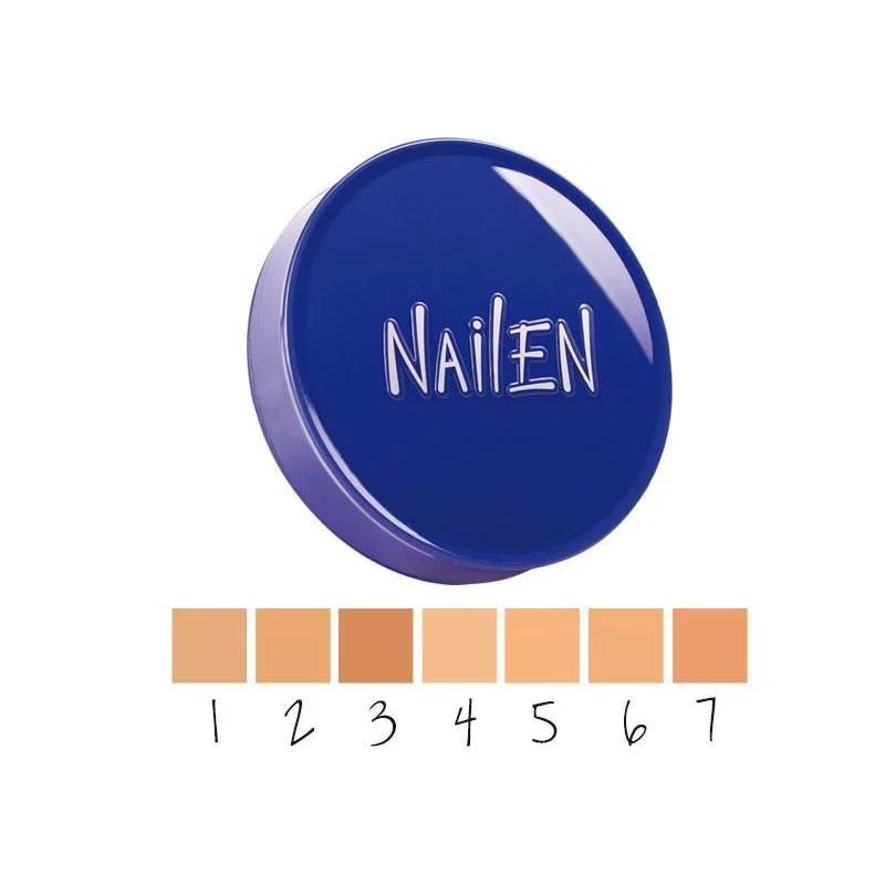 Nailen Compact Powder No 4 Polvo Facial Matte Finish Makeup Pressed Powder 14g