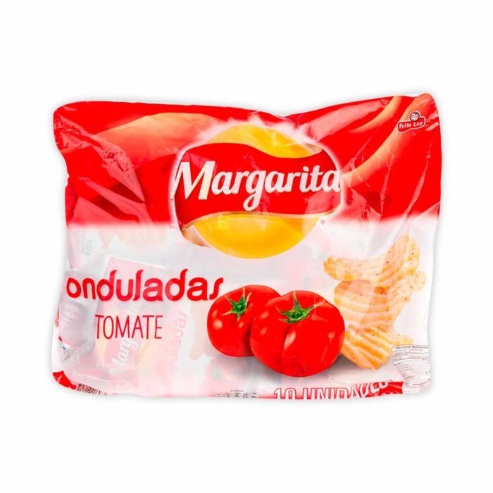 Frito Lay Margarita Potato Chips Tomato Flavor Crunchy Tomate Snacks Bag - 105g