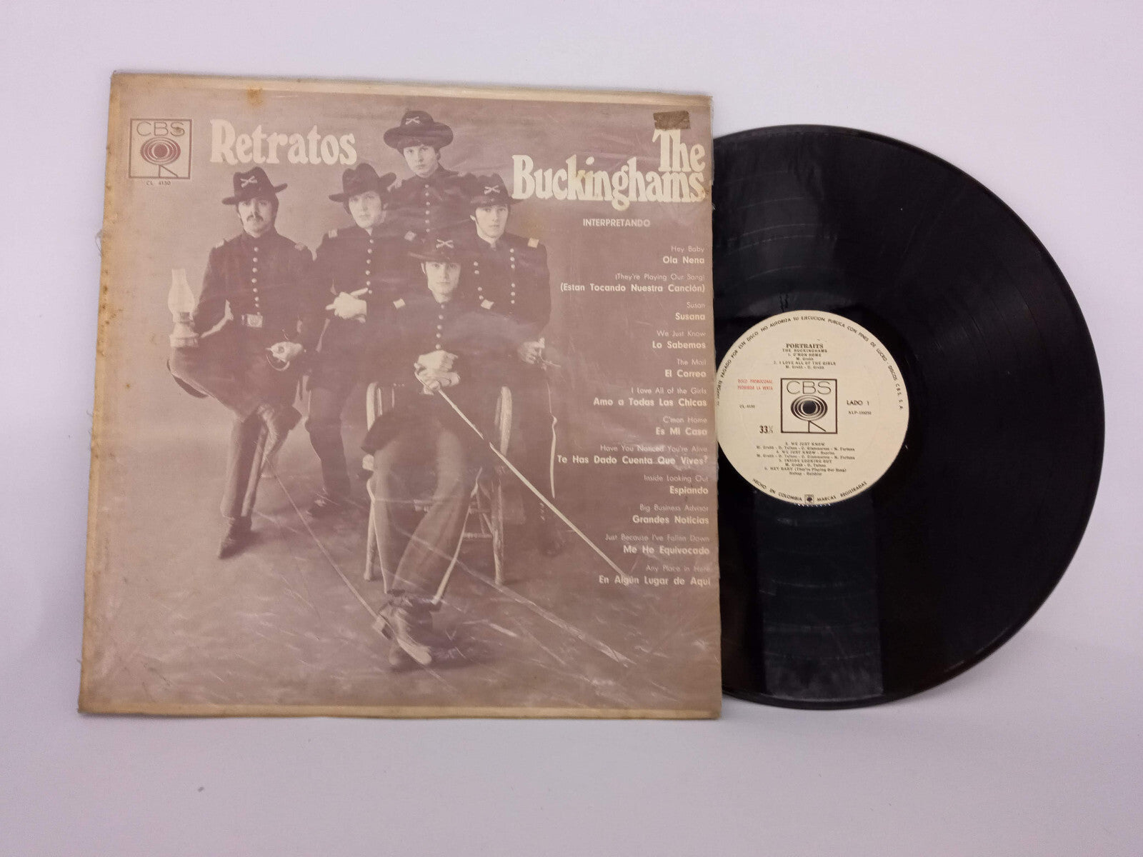 The Buckinghams Retratos CBS Vinyl LP Record Classic 60s Pop Rock Garage