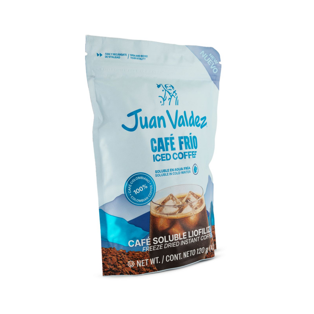 Colombia  Juan Valdez Freeze-Dried Iced Coffee 120g Doypack.  Cafe frio