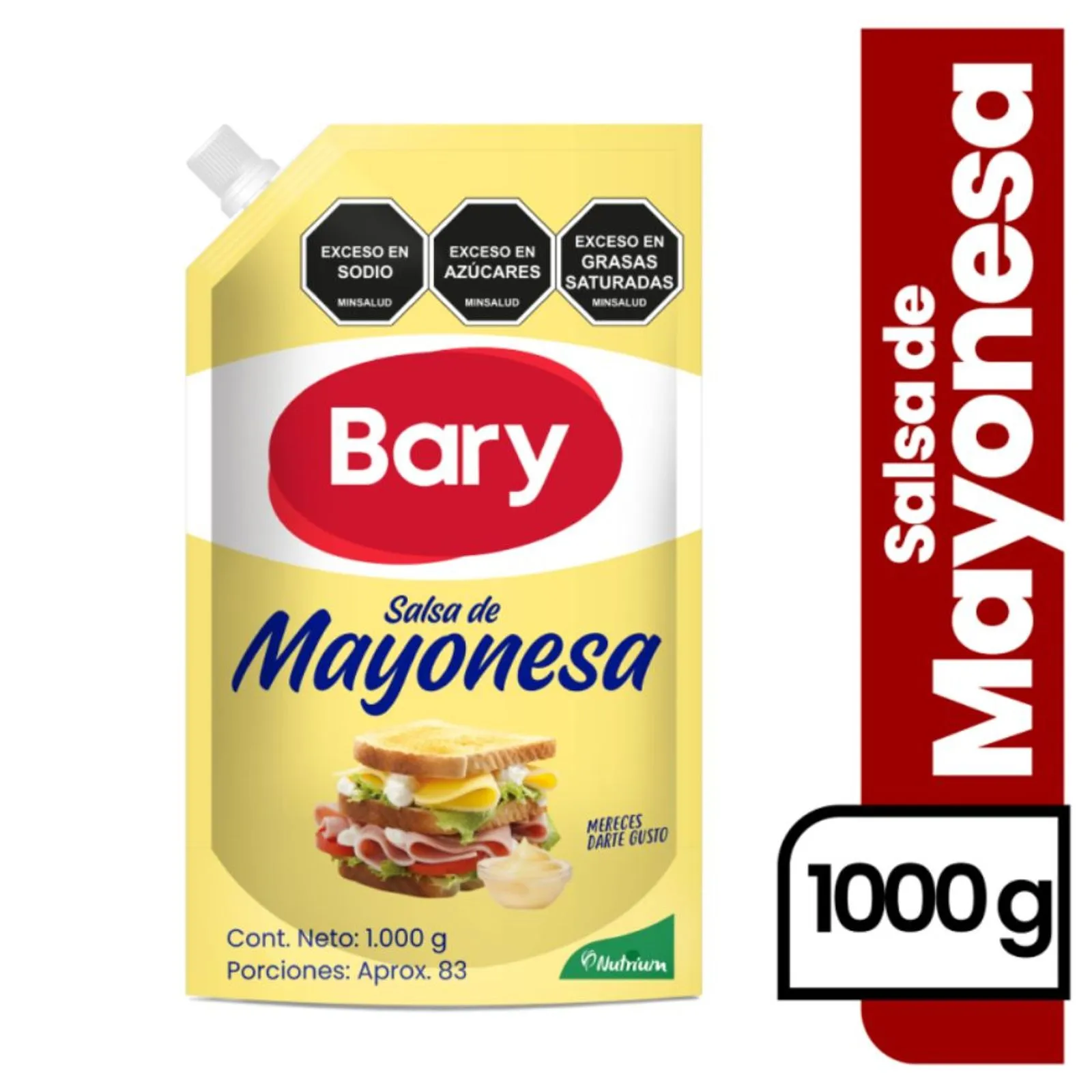 Bary Mayonnaise Mayonesa Doypack Creamy Bulk Value Pack Dressing - 1000g