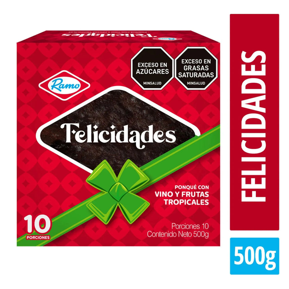 Pastel Envinado de Frutas Tropicales Bouquet de Felicitaciones - 500g