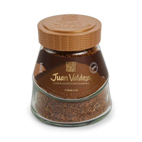 Juan Valdez Classic Freeze Dried Instant Coffee Smooth Bold Blend - 3.4 oz (95g)