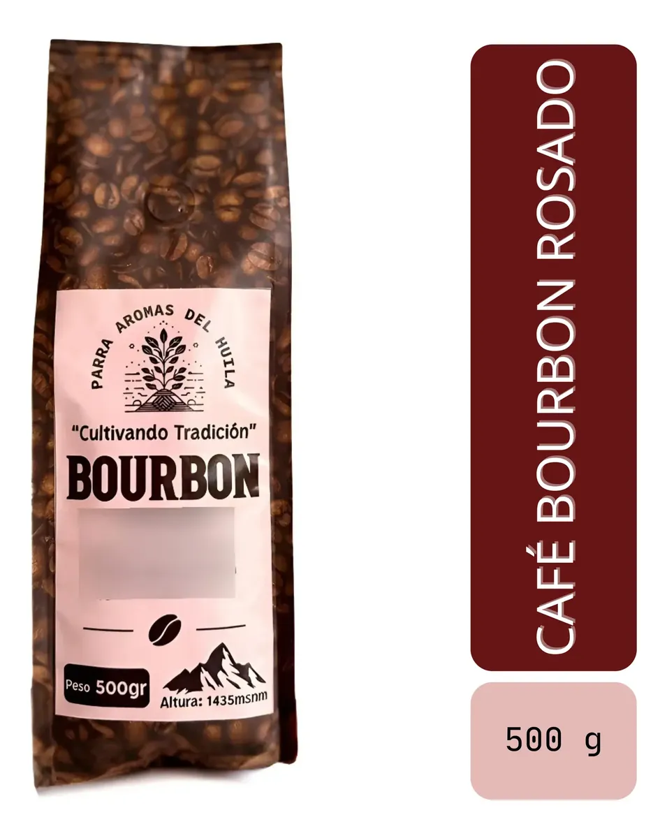 Premium Specialty Coffee Bourbon Rosado Colombia Huila Ground Bean 86 Pts 500g