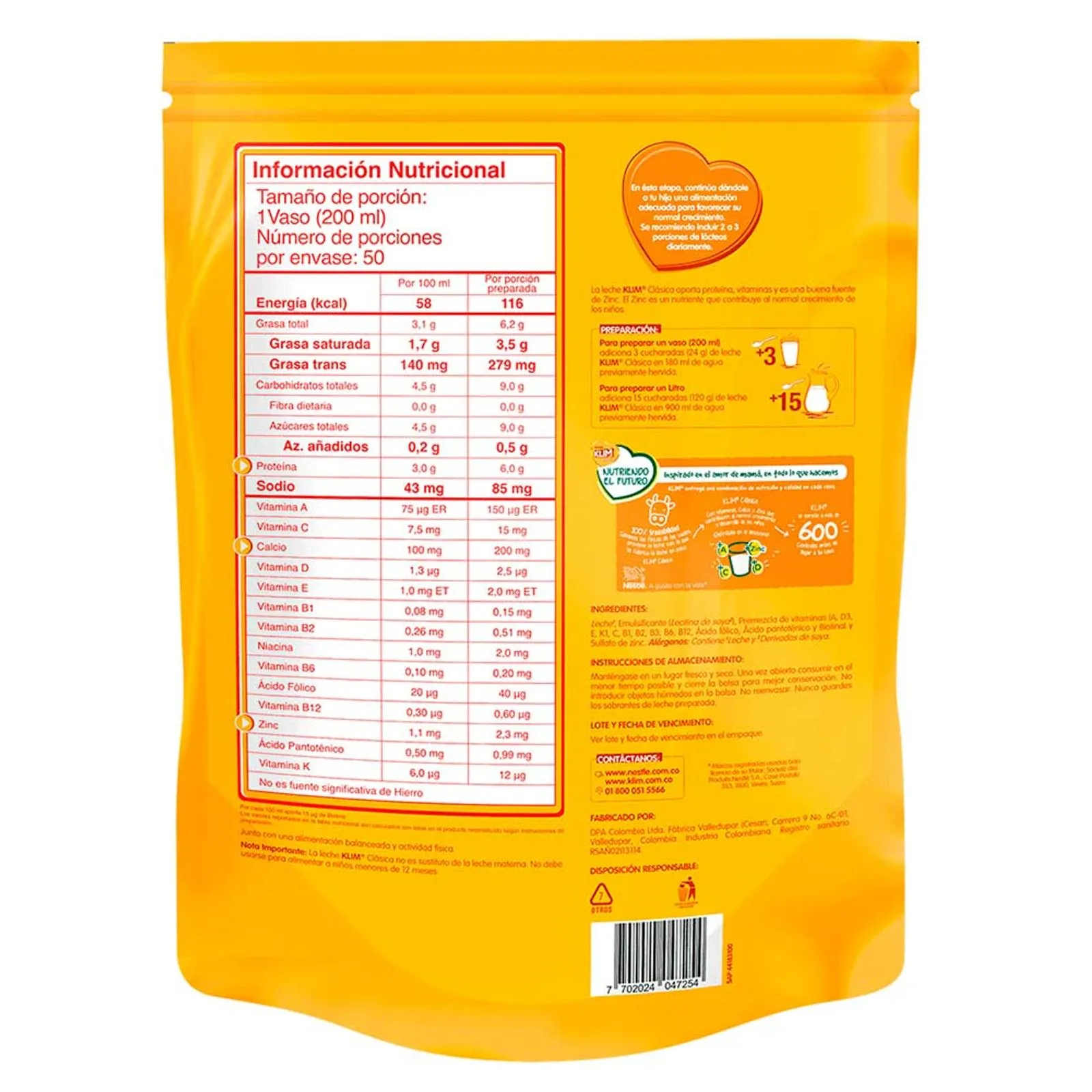 Nestle Klim Powdered Whole Milk Leche en Polvo Full Cream Rich Baking Cooking