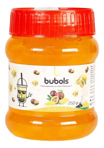 Buba Bubols Fruit Popping Pearls 7mm Boba Tea Topping - 10.6 oz (300g)