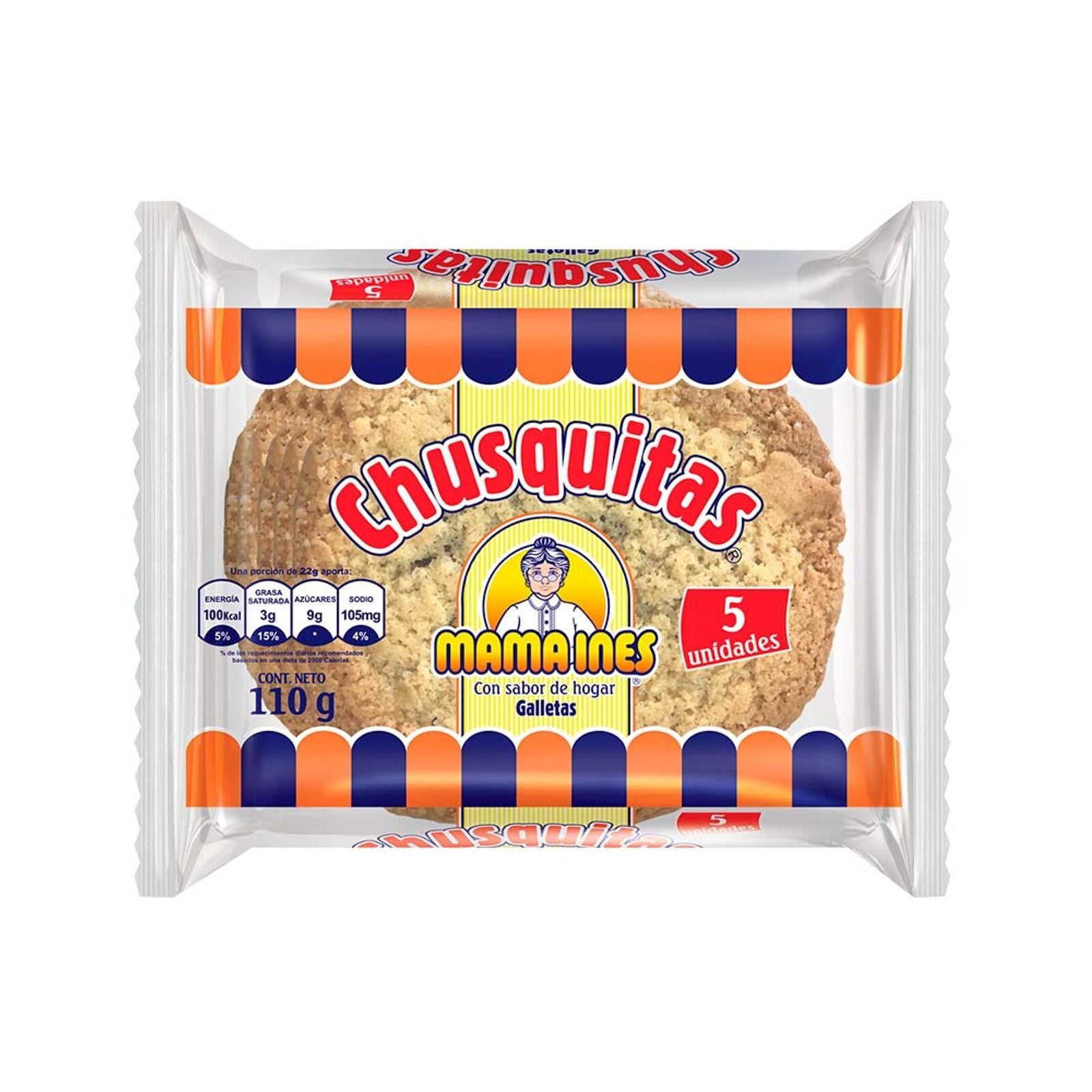 Colombia Mama Ines Chusquita Chocolate Filled 5 Cookies 110g  3.9oz