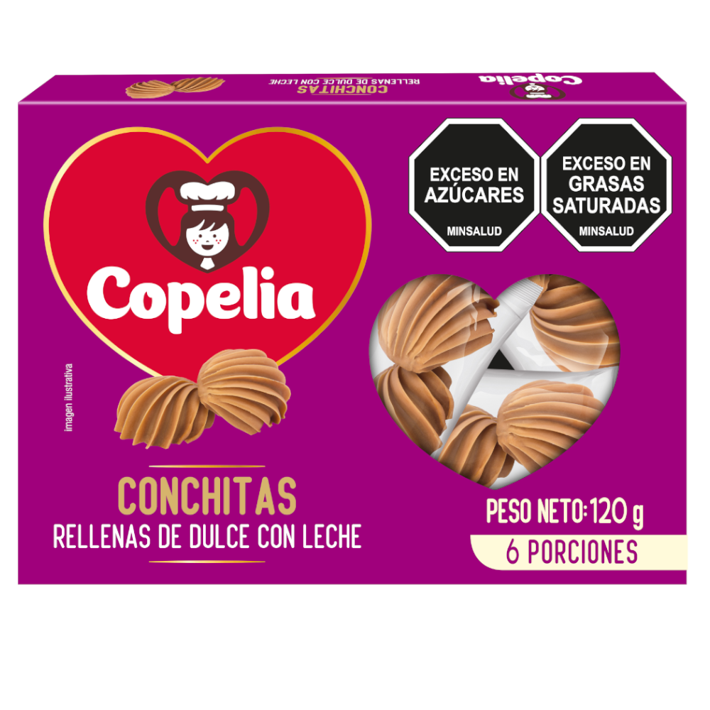 Copelia Conchitas Filled with Milk Caramel Dulce de Leche Pastry Desserts