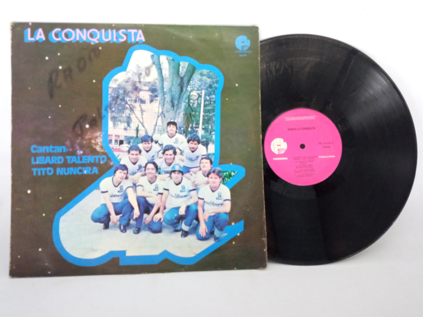 Grupo La Conquista Grupo La Conquista Fonobosa Vinyl LP Record Rare Latin Salsa