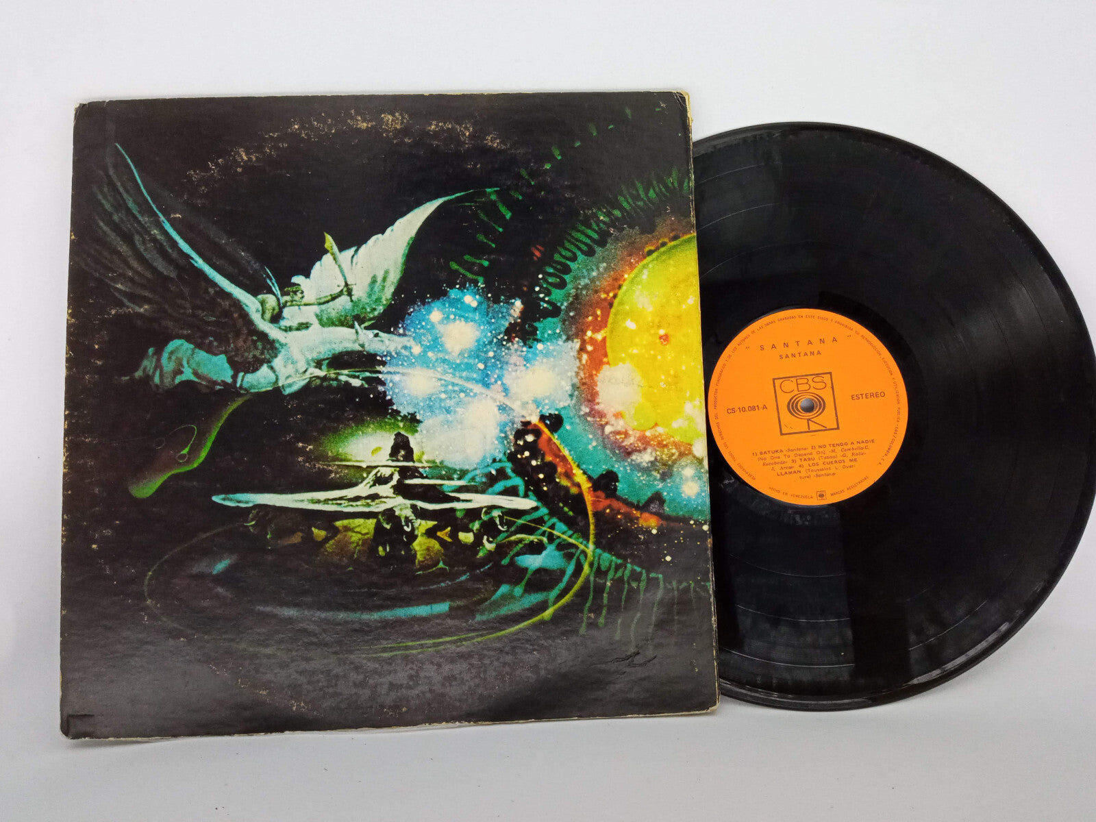 Santana Santana CBS Vinyl LP Record Gatefold Original Album Classic Latin Rock