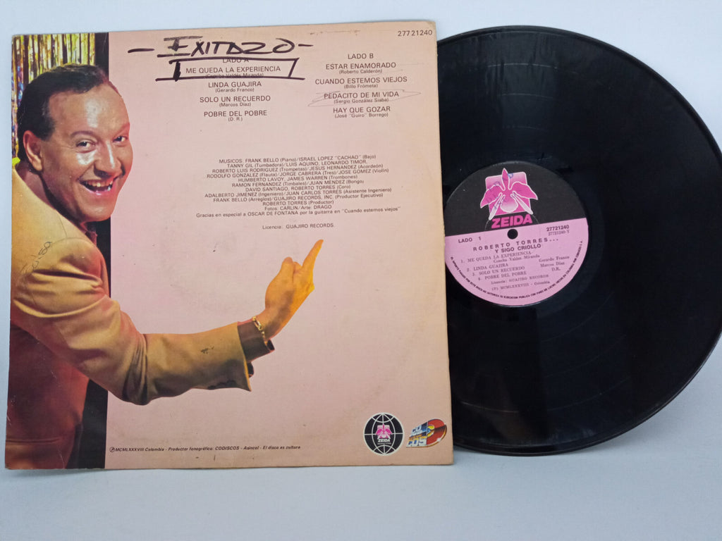 Roberto Torres Y Sigo Criollo Zeida Vinyl LP Record Classic Salsa Guajira Son