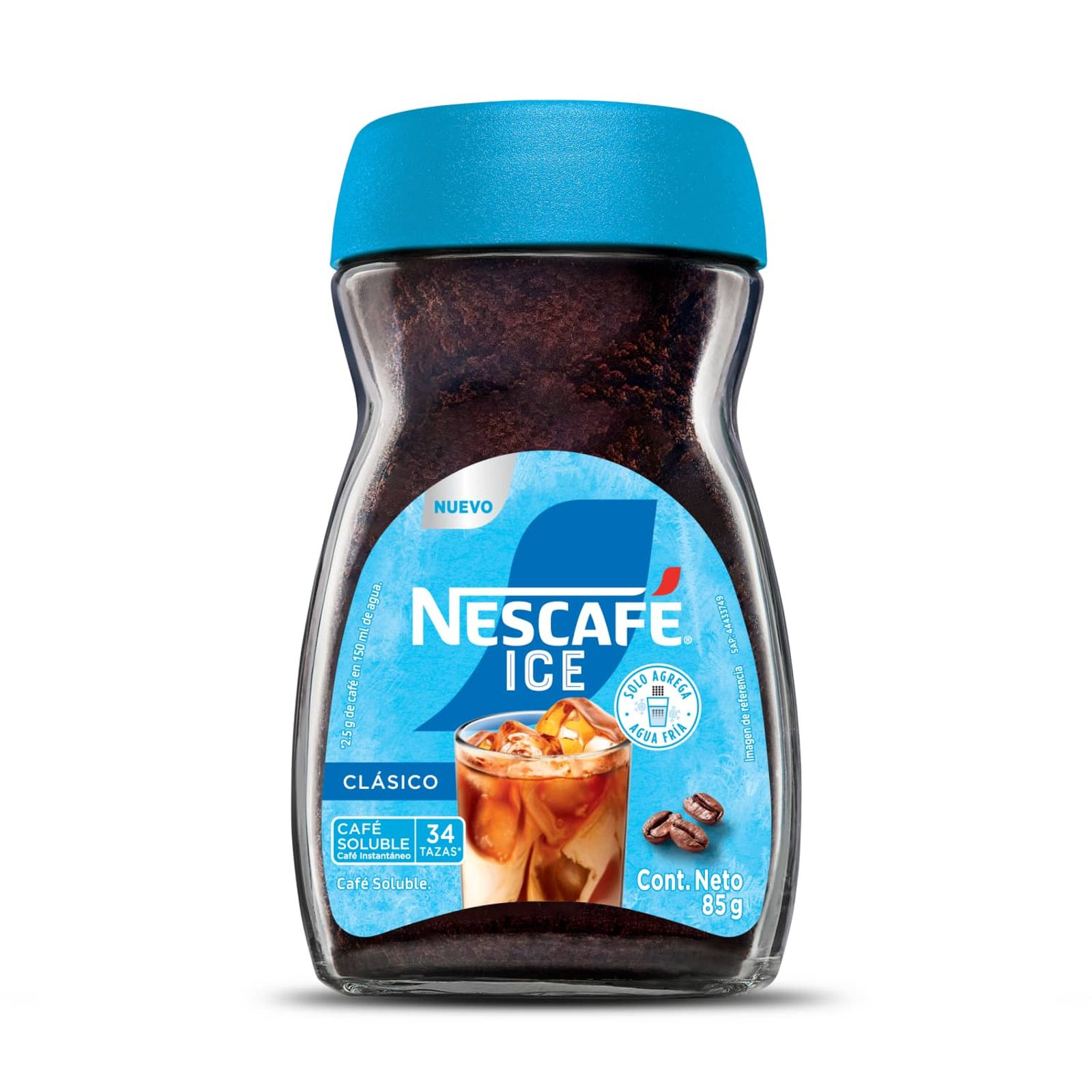 Nescafe Instant Ice Coffee Cafe Soluble Frio Ice Clasico Cold Brew Powder 85g