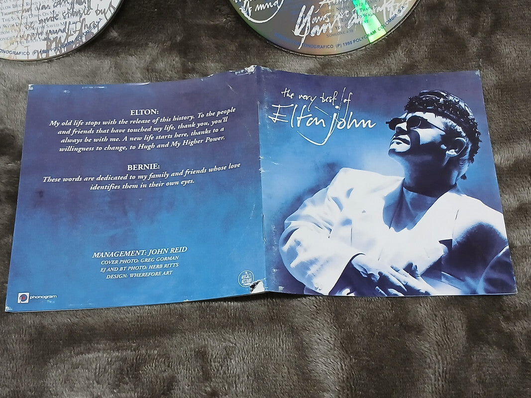 The Very Best Of Elton John Polygram Colombia Pressing Rare 2-CD Box Set Album
