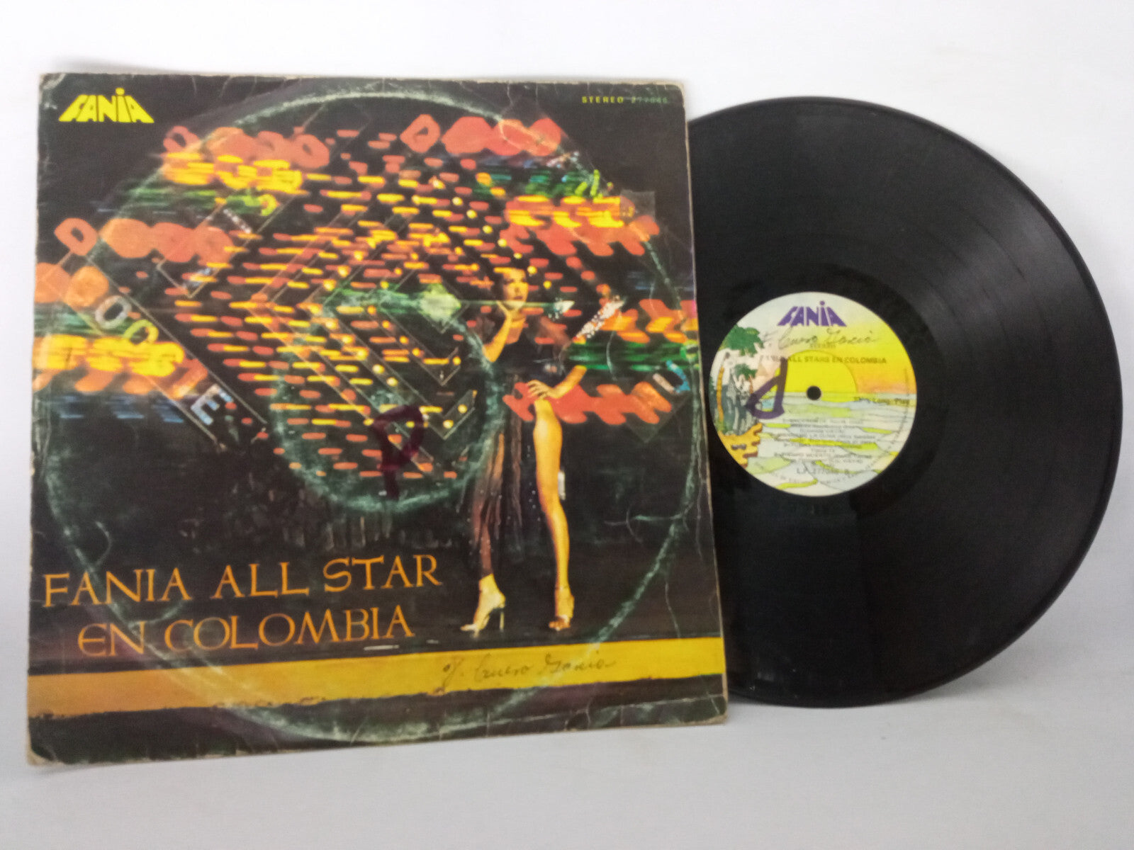 Fania All Stars En Colombia Fania Discos Fuentes Vinyl LP Record Live Salsa