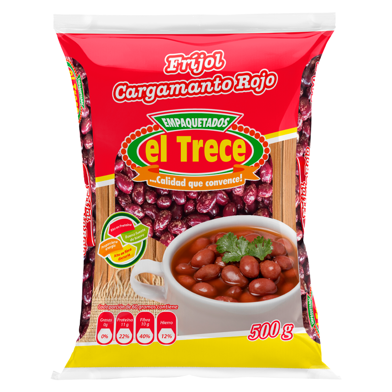 El Trece Frijol Cargamanto Rojo Red Beans Traditional Creamy Grains Sizes