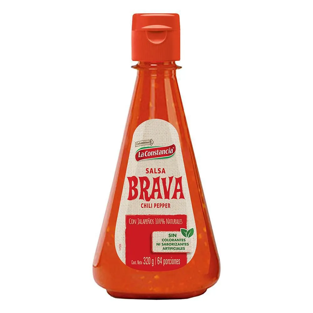 Constancia Salsa Brava Chili Pepper Hot Sauce Traditional Dip - 11.3 oz (320g)
