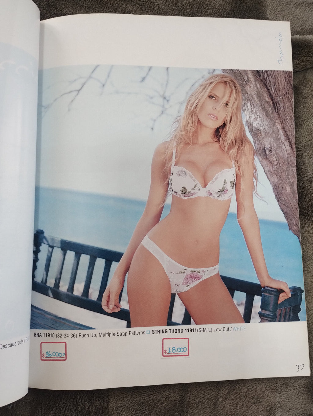 Claudia Perlwitz Bikini Catalogue 2005 Chamela Underwe Snack Food Grocery Treat