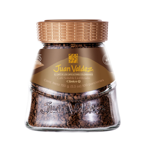 Juan Valdez Classic Freeze Dried Instant Coffee Cafe Tradicional - 5.3oz 150g