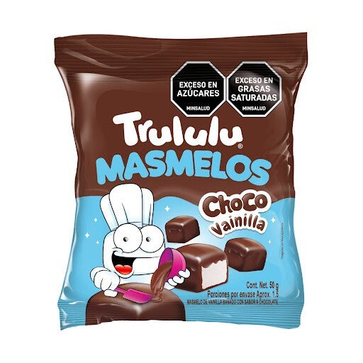 Trululu Choco Vanilla Marshmallows Masmelos Fluffy Sweet Snacks - 50g