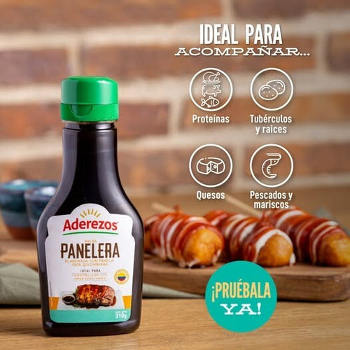 Aderezos Panelera Sauce Jar Sweet Cane Sugar Traditional Dressing - 310g