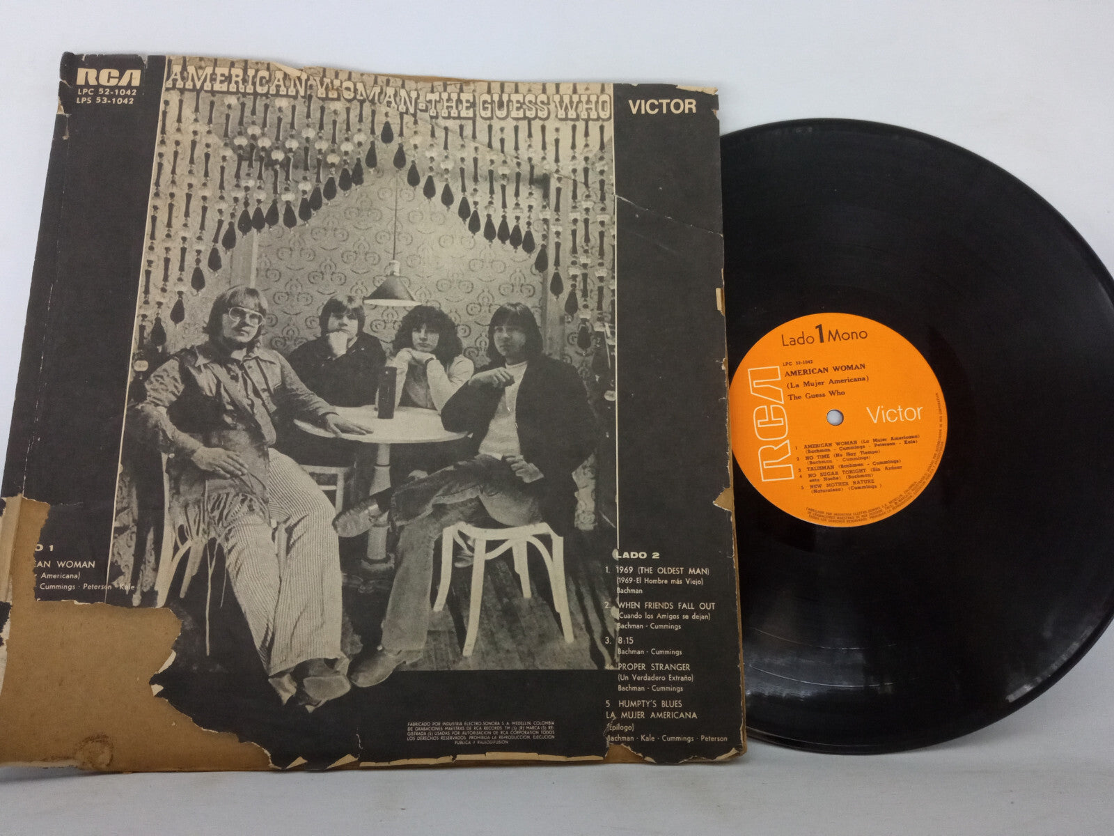 The Guess Who American Woman La Mujer Americana RCA Victor Vinyl LP Classic Rock