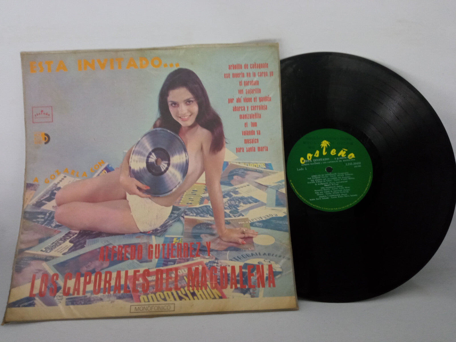 Alfredo Gutierrez Los Caporales Del Magdalena Esta Invitado Costeno Vinyl LP