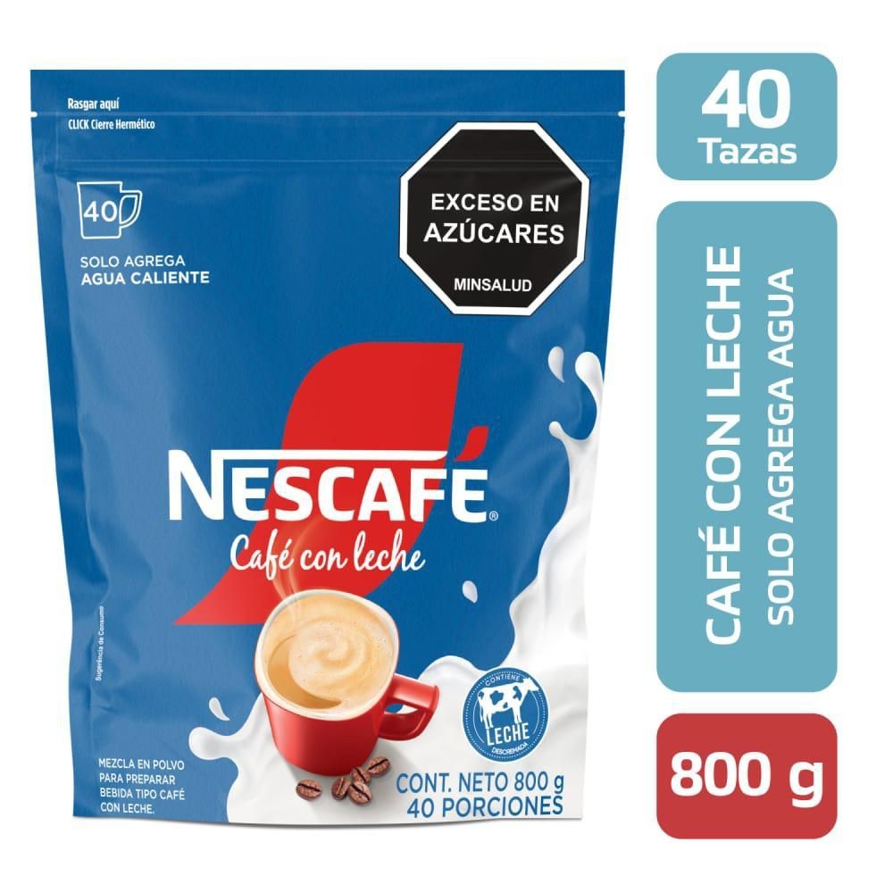 Nescafe Skimmed Milk Latte Coffee Cafe con Leche Descremada Bag - 1.8 lb 800g