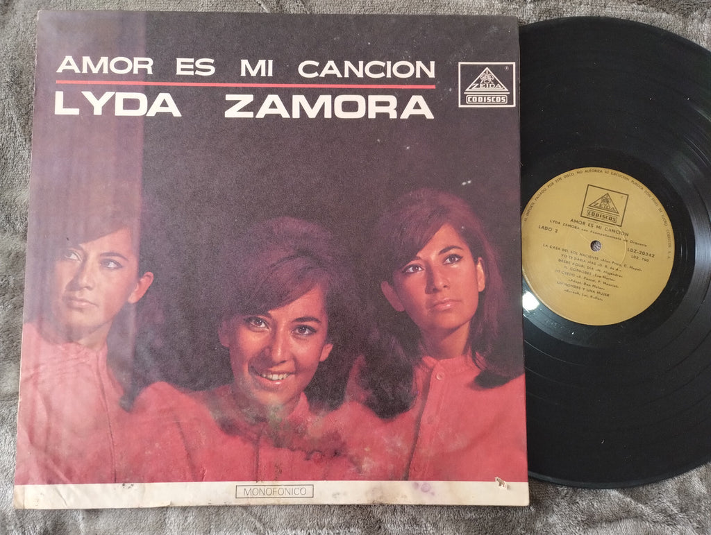 Lyda Zamora Amor Es Mi Cancion Zeida Codiscos Vinyl LP Album Rare Mono Pop Rock
