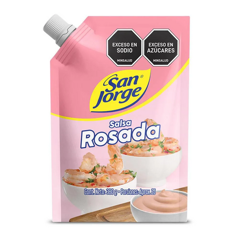 San Jorge Pink Sauce Salsa Rosada Doypack Traditional Creamy Dip - 380g