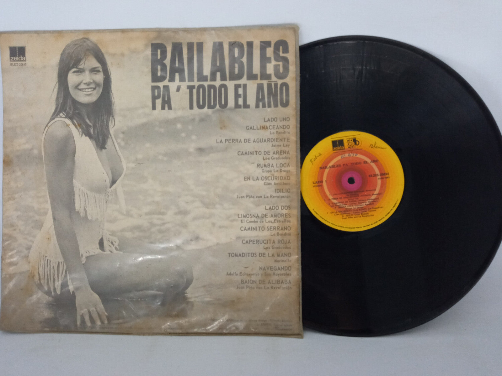 Various Bailables Pa Todo El Ano Codiscos Zeida Vinyl LP Record Cumbia Salsa