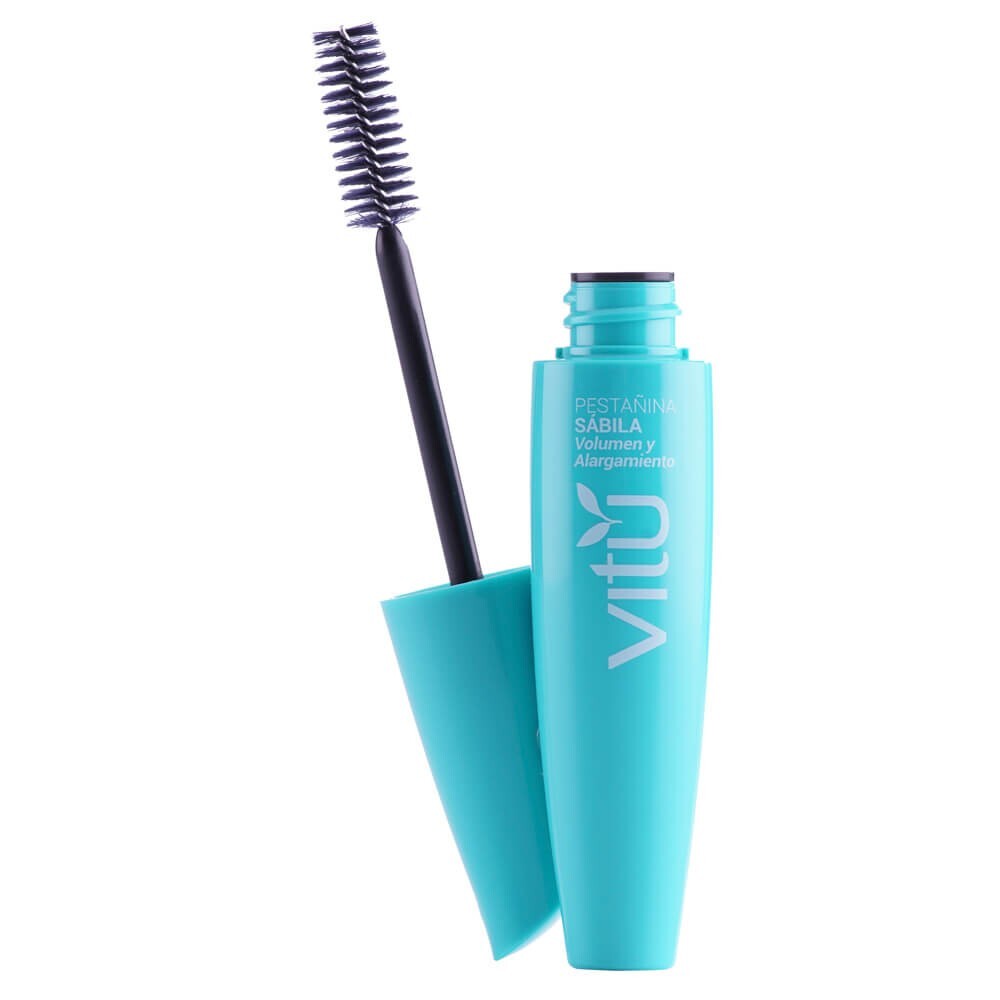 Vitu Aloe Vera Wing Volume Mascara Black Formula Pestanina Sabila Eye Makeup
