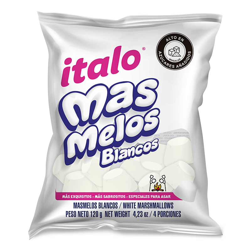 Italo Marshmallow Blanco Masmelos White Fluffy Sweet Treats Confectionery