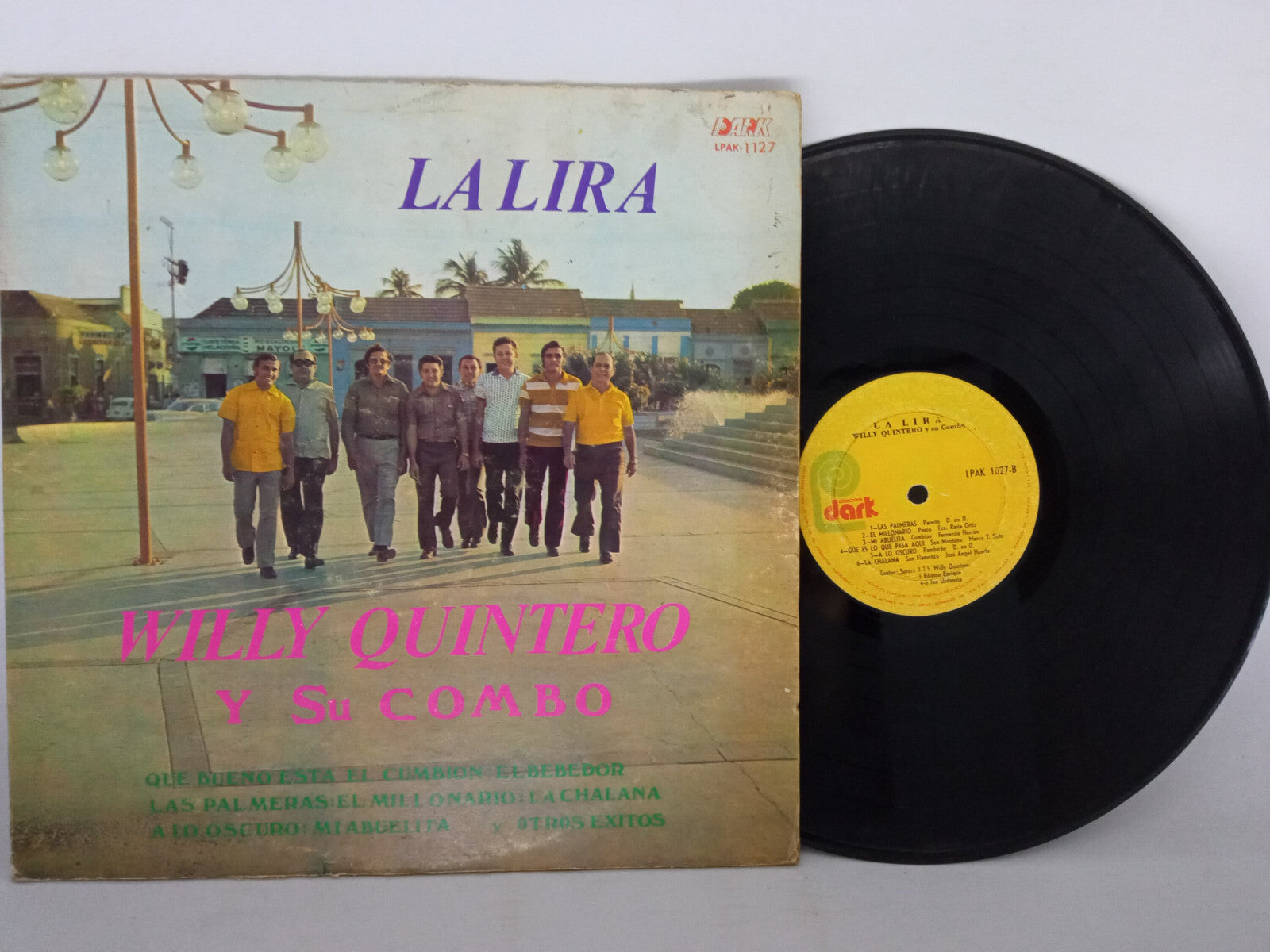 Willy Quintero Y Su Combo La Lira Discos Dark Vinyl LP Record Latin Cumbia Salsa